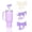 Beige + Purple + Purple-White, variant on WILLED 3 Pcs Classic Pink Bow Straw Covers Cap Toppers, Reusable Cute Silicone Straw Tips Lids Protectors for 30&40 oz Tumbler Cups, Fits 0.4 in/10mm Straws