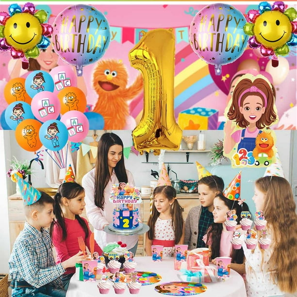 Ms Rachel Party Supplies Decor 1st Kit Balloons Birthday Cake