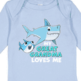thumbnail image 4 of Inktastic My Great Grandma Loves Me with Cute Sharks Boys or Girls Long Sleeve Baby Bodysuit, 4 of 5