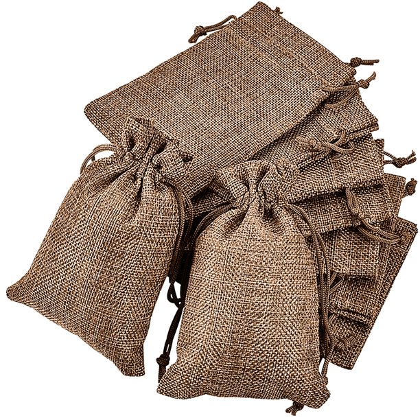 Bolsas de regalo con cordón de algodón Bolsas de yute de lino para bolsas de regalo de fiesta de cumpleaños Wmkox8yii HFSH400