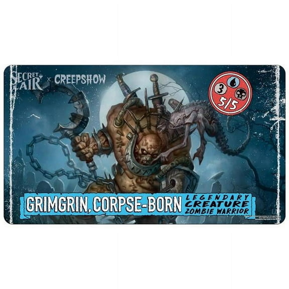 Secret Lair Spookydrop 2023 Grimgrin, Corpse-Born Standard Gaming Playmat for Magic: The Gathering