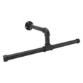 thumbnail image 1 of Iron Pipe Clothing Rack, Black Wall Mount Coat Rack Firm Structure  for Balcony Wardrobe, 1 of 7