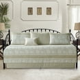 thumbnail image 2 of Home Soft Things 6-Piece Reversible Quilted Daybed Set w/ Bedskirt, Shams & Pillow - Emma Taupe, 75"x39", 2 of 8