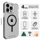 thumbnail image 2 of Funda Gear4 para iPhone 14 Pro Max Transparente con Borde Negro, 2 of 12