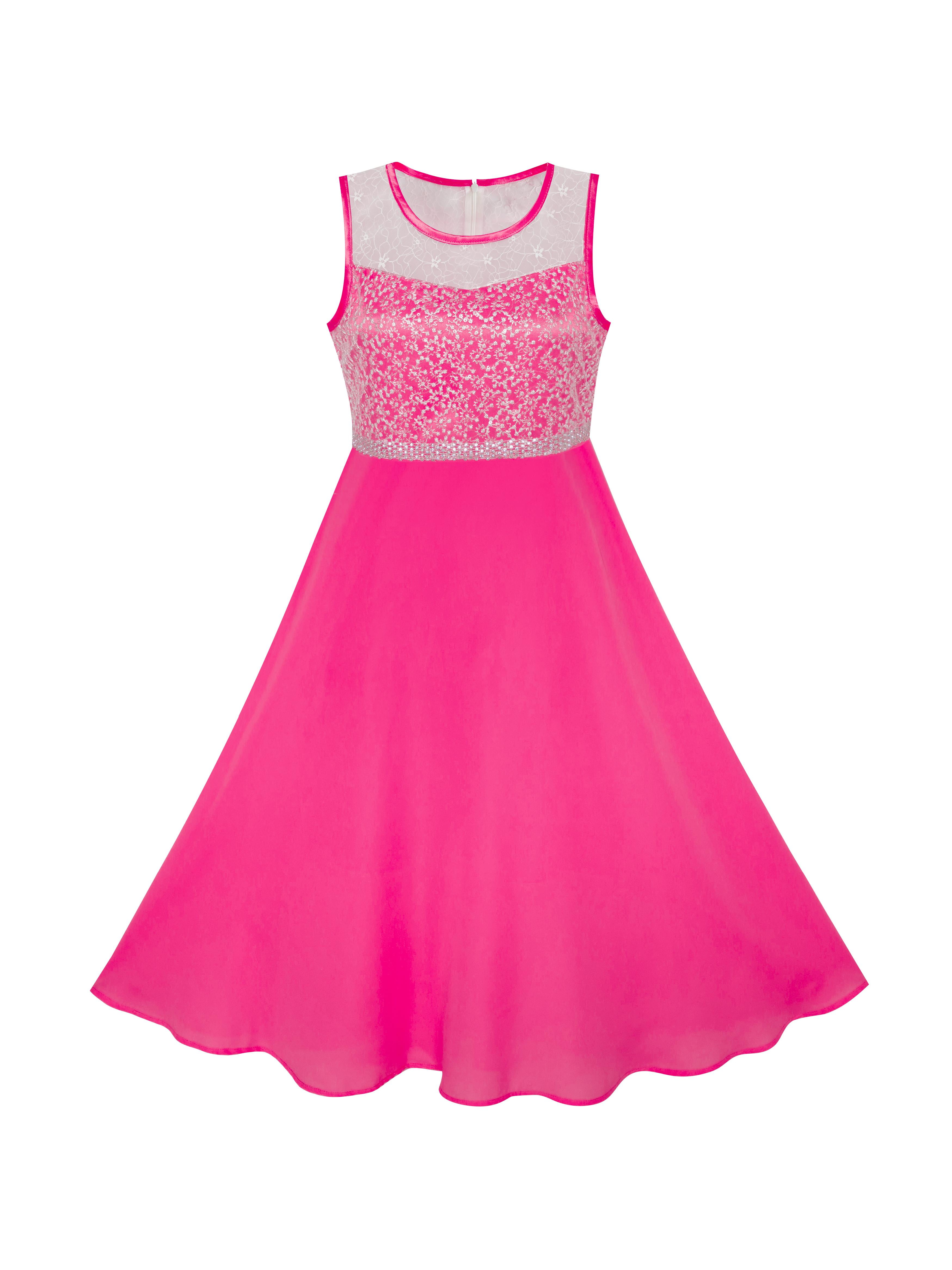 deep pink maxi dress