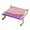 thumbnail image 4 of Hamaca para ventana de gato, colgante estable, duradero, , resistente, estante para asiento, cama para gato, ahorro de espacio para gatos de Rosa Púrpura Colco Percha para ventana de gato, 4 of 7