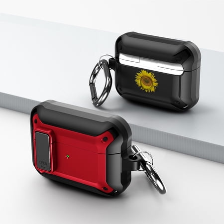 Duo Shield Secure Lock Designed For Airpods Pro With Hook  Red/Black price history on PriceWatchPro