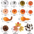 thumbnail image 4 of 86pcs Artificial Pumpkins Autumn Decoration Set, Halloween Fake Mini Pumpkins, 4 of 5