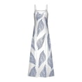thumbnail image 3 of Nuevos vestidos de verano sin mangas con cuello halter para mujer, vestidos sexis con tirantes finos y estampado tie-dye, vestidos largos para vacaciones en la playa en Hawái 2024., 3 of 5