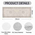thumbnail image 6 of Washable Kitchen Runner Rug 2x6 ft Non-Slip Low-Profile Soft Vintage Distressed Medallion Oriental Design for Kitchen, Entryway, Hallway, Laundry, Bedroom, 6 of 6