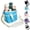 C, variant on Insulated Drink Carrier Bag for 4 Cups, Multiple Tumbler Carrier Caddy, Family Size 4 Compartment Drink Bag, Water Bottle Holder with Adjustable Strap, Drink Caddy Tote for Coffee, Travel, Outings A