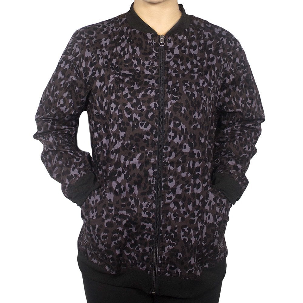 Maevn Clearance Maevn Uniforms Women's Zip Front Animal Print Scrub