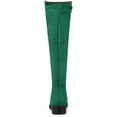 thumbnail image 2 of Unique Bargains Women's Side Zipper Chunky Heel Knee High Boot, 2 of 7