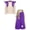 Purple, variant on TiaoBug Kids Boys Arabian Prince Adventure Outfit Embellished Long Sleeve Top with Harem Pants Baggy Bottoms Purple 4