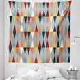 thumbnail image 1 of Retro Tapestry, Vertical Bicolor Long and Thin Diamond Shapes with Triangles Vintage Geometrical, Fabric Wall Hanging Decor for Bedroom Living Room Dorm, 5 Sizes, Multicolor, by Ambesonne, 1 of 1