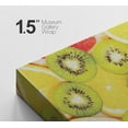 thumbnail image 3 of PixonSign Canvas Print Wall Art Variety of Kiwi and Citrus Fruit Family Photography Modern Art Decorative Elements Closeup Colorful Multicolor Ultra for Living Room, Bedroom, Office - 32"x48", 3 of 4