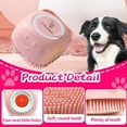 thumbnail image 6 of Dog Brush Kit 4 In 1 Grooming Comb with Puppy Towel - Dogs & Cats Grooming Brush Kit – Dog Comb Dematting Rake Shampoo Massage Dispenser Dog Brush & Dog Towel for Removing Hair  Knots and Shedding, 6 of 7