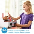 thumbnail image 2 of Melissa & Doug Rotisserie and Grill Wooden Barbecue Play Food Set (24 pcs), 2 of 9