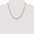 thumbnail image 2 of Auriga 10K Yellow Gold 4 mm Semi-Solid Anchor Chain Necklace for Women 20", 2 of 6