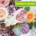 thumbnail image 3 of Artificial flowers Wedding flower Cake Flower DIY wedding bouquet Bridal Gift Center flower arrangement for party decoration - Style 4;, 3 of 5