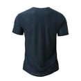 thumbnail image 7 of Bnwani Shirts for Men Moisture-Wicking Quick Dry Shirts Solid Color Tee Black S, 7 of 7