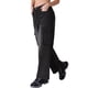 thumbnail image 4 of Pantalones de mezclilla anchos de mujer de carga de cintura alta casuales con bolsillos S negros, 4 of 5