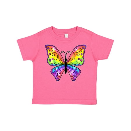

Inktastic Butterfly with Rainbow Wings Boys or Girls Toddler T-Shirt