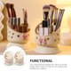 thumbnail image 3 of unbranded Organizador De Maquillaje Beige Con Compartimentos Para Brochas Y Artículos De Escritorio, 3 of 8
