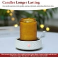 thumbnail image 2 of Electric Large Candle Warmer Plate - Ceramic Candle Wax Warmers for Jar Candles, Coffee Mug Warmer, Cup Warmers for Home Office, Aromatherapy Fragrance and Heating Beverage, Milk, Tea, Hot Chocolate, 2 of 4