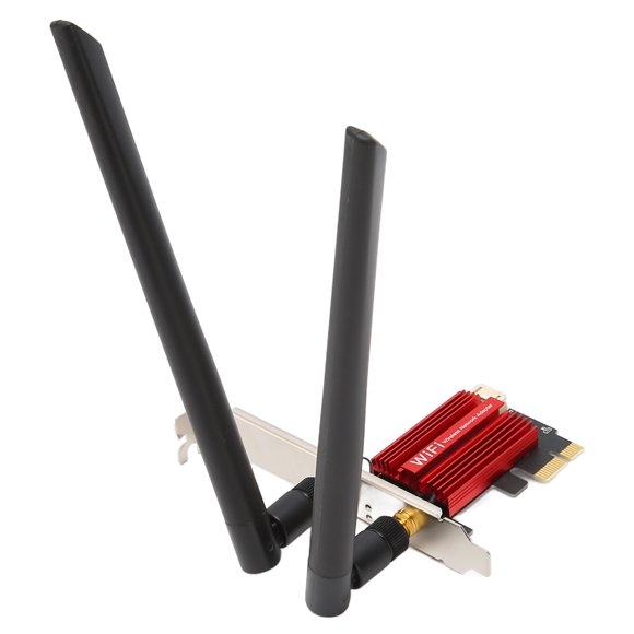 PCI Express Gigabit Ethernet Adapter, 5.2 Dual Band Plug and Play AX1800 Pro Card Professional for Windows11 for Computer