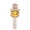 Beige, variant on Wireless Karaoke Microphone Speaker with Stereo Sound & LED Lights, Portable Bluetooth Singing Mic for Home Karaoke, Camping & Party Fun, Silver
