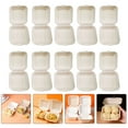 thumbnail image 1 of RUNROTOO 20Set BBQ Boxes Beige Synthetic Material Takeaway Containers for Restaurant, 1 of 8