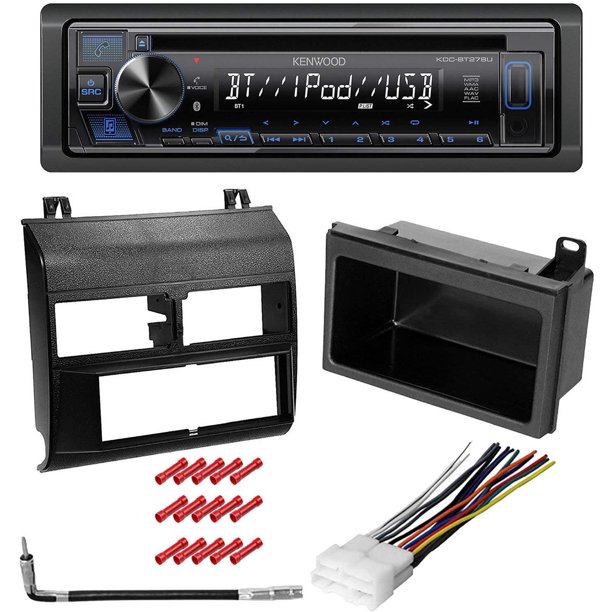Kit8207 Kenwood Car Stereo With Bluetooth For 1992 1994 Chevrolet Suburban W Single Din Car Stereo Install Kit Cd Am Fm Receiver Usb Aux Dual Phone Connection Pandora Spotify Iheartradio Control Walmart Com