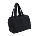 thumbnail image 3 of Bolsa de aseo de viaje Bolsa de maquillaje con cremallera multifuncional organizador de maquillaje Soporte de cepillo para acampando cepillos perfume negro, 3 of 8