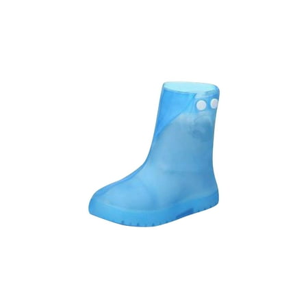 

TANGNADE Outdoor Boot Wear- Children Shoe Non-slip Cover Cover Waterproof Rain Camping & Hiking Shoe Glove Blue
