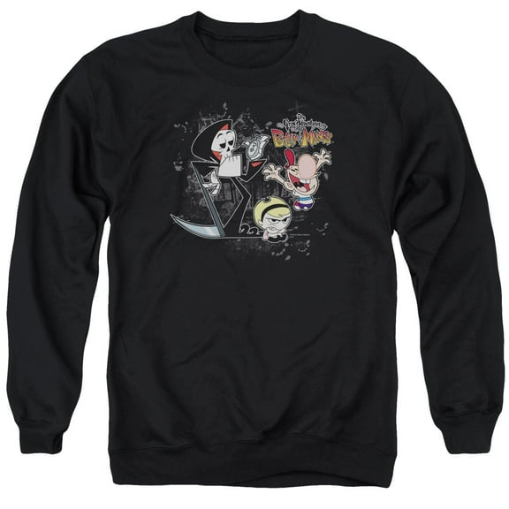 Billy &Amp; Mandy - Splatter Cast - Crewneck Sweatshirt - Large