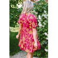 thumbnail image 3 of FOLUNSI Boho Floral Batwing Dress - Summer Style Star, 3 of 8
