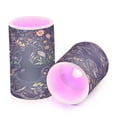 thumbnail image 7 of Yayeee Flameless Candles with Remote Flickering Battery Operated Multi Color Changing, Shadowy Forest Pattern, 7 of 7