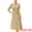 Khaki, variant on DARING DIVA Women's Polka Summer Short Sleeve A Line Flowy Dress for Work XS Navy Blue