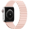 thumbnail image 4 of Magnetic Silicone Loop Band Compatible with Apple Watch Bands 38mm 40mm 41mm 42mm 44mm 45mm, Adjustable Loop Strap Soft Silicone Sport Wrist Band for Apple Watch Series 7 45 mm Series SE 6 5 4 3 2 1, 4 of 6