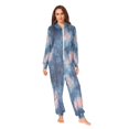 thumbnail image 2 of FORMRS Onesies Pajama for Adults Unisex Hoodie Winter Jumpsuit One Piece Sleepwear, Sizes S-2XL, Trees in The Night, 2 of 7