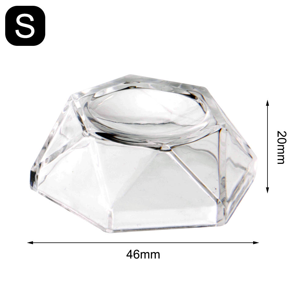JuLam 5 Pieces Acrylic Hexagon Display Stand Holder for Softball Golf