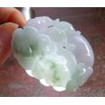 thumbnail image 5 of Certified Green Pale Lavender Burma 100% Natural A Jade jadeite Pendant Frog Toad Lotus Leaf Ruyi Necklace 647072 TN, 5 of 9