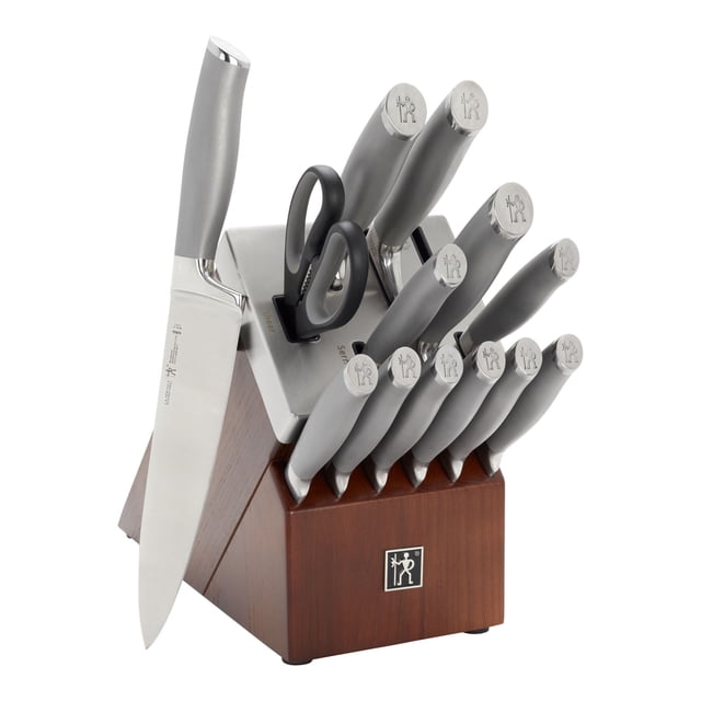 HENCKELS Ensemble de Couteaux Moderne 14 Pcs, Marron