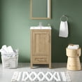 thumbnail image 4 of Ove Decors Kansas 18 W x 16" D Freestanding Bathroom Vanity with Sink, White Oak, 4 of 25