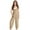 Z-Beige, variant on Girls Casual Sleeveless Jumpsuits Spaghetti Strap Loose Overalls Rompers Long Pants With Pocket Summer Clothes