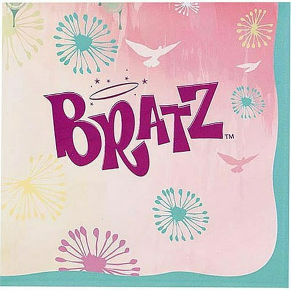 bratz fashion pixiez beverage napkins 16ct