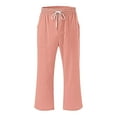 atinetok Womens Trouser Pants,Women's Fragrant Solid Color Loose Women ...