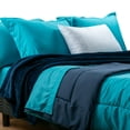 thumbnail image 2 of set Edredón Individual + Sabanas + 2 Almohadas + Frazada Spring Air Turqueza-Marino, 2 of 6