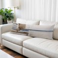 thumbnail image 2 of Beige Brown Blue Long Body Pillow Covers, Vintage Abstract Mottled Texture Soft Throw Pillow Cases with Invisible Zipper, Decorative Pillowcase Pillows Protectors for Sofa Bed Couch 20"x60", 2 of 9